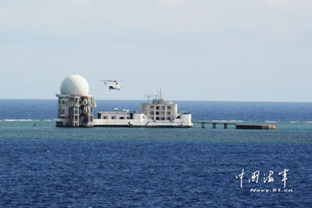 Trực thăng Trung Quốc xâm phạm vùng trời Trường Sa sáng 23/3