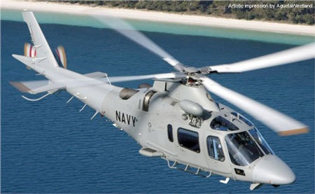 Khám phá trực thăng đa nhiệm AW109 tốt nhất trên biển Đông - 1 Trực thăng đa nhiệm AW109 của hãng Agustawestland có khả năng trinh sát chống ngầm rất tốt