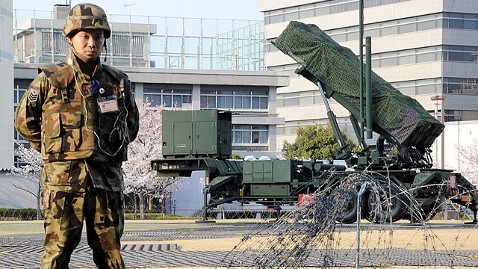 Nhật triển khai tên lửa chống Triều Tiên tại Tokyo - 1 Nhật cũng từng triển khai tên lửa PAC-3 tại trụ sở Bộ Quốc phòng ở Tokyo hồi năm 2012.