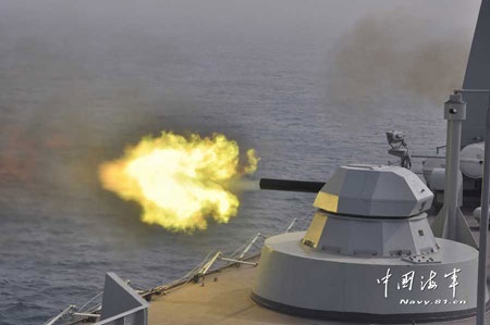 Hạm đội Trung Quốc tập khai hỏa trên Thái Bình Dương