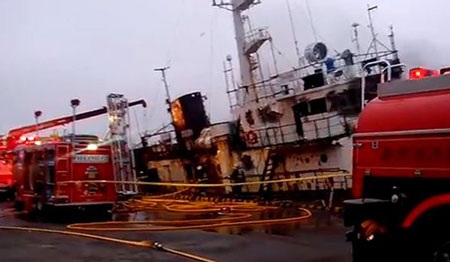 Hỏa hoạn đã được dập tắt vào đầu giờ chiều nay.