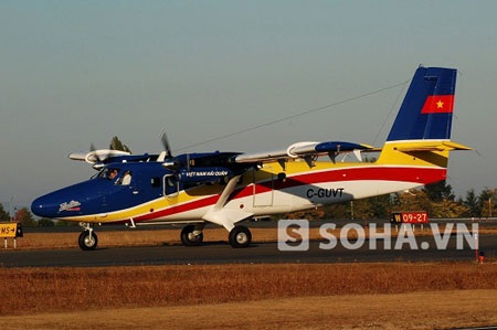 Thủy phi cơ DCH-6 Twin Otter của Việt Nam đang chạy thử