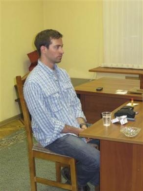 Nga bắt giam điệp viên CIA - 2 Ông Fogle sau khi bị bắt.