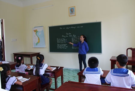 Lớp học trên đảo