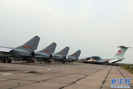 Trung Quốc phô diễn sức mạnh quân sự tại Nga