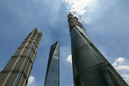 Tháp Thượng Hải sẽ là tòa nhà cao nhất Trung Quốc.