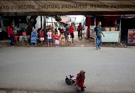 Ngành kinh doanh xiếc khỉ mặt nạ rợn người ở Indonesia - 4 Ngành kinh doanh khỉ mặt nạ rợn người ở Indonesia