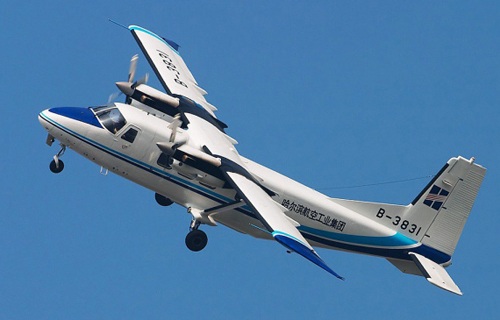 Nhật điều chiến đấu cơ “đuổi” máy bay Trung Quốc - 1 Một chiếc Y-12 của Trung Quốc.