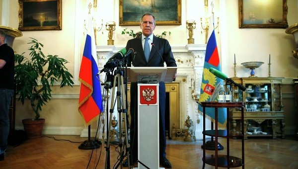 Ngoại trưởng Nga: Không có kế hoạch chiếm đông nam Ukraine - 1 Ngoại trưởng Nga Lavrov.