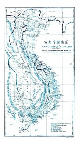An Nam đại quốc họa đồ do Giám mục Taberd vẽ năm 1838