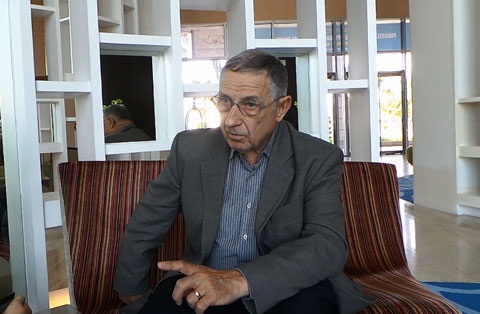 Tướng Pháp Daniel Schaeffer trong cuộc phỏng vấn với phóng viên Dân Trí.