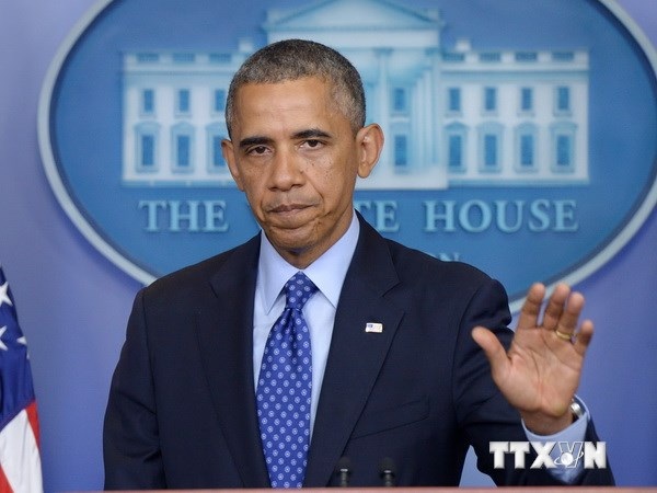 Tổng thống Barack Obama "phản pháo" cáo buộc lạm quyền - 1 Tổng thống Barack Obama. (Nguồn: AFP/TTXVN)