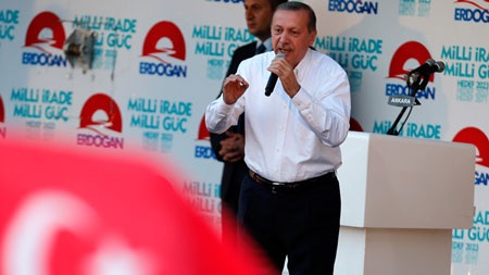 Thổ Nhĩ Kỳ: Thủ tướng đắc cử tổng thống - 1 Thủ tướng Thổ Nhĩ Kỳ Recep Tayyip Erdogan