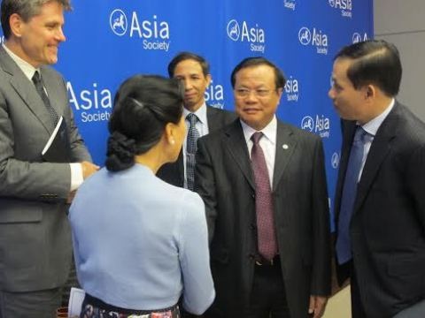 Ông Phạm Quang Nghị và câu hỏi khó ở New York - 1 Bí thư thành ủy Hà Nội Phạm Quang Nghị tại New York. Ảnh: Hồ Quang Lợi