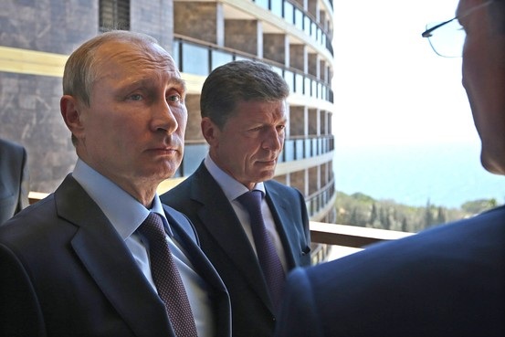 Tổng thống Nga Putin thăm Crimea - 1 Tổng thống Nga Putin tại Crimea.