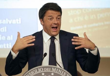 Cha của Thủ tướng Ý bị điều tra gian lận - 1 Thủ tướng trẻ của nước Ý Matteo Renzi