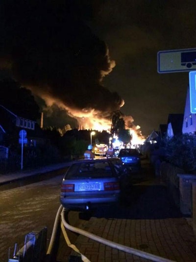 Đức: Nổ lớn rung chuyển nhà máy hóa chất