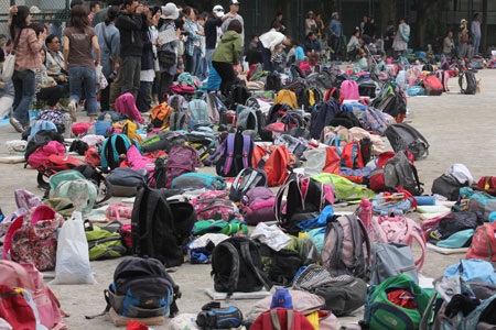 Vào ngày hội thao lớn nhất của học sinh tiểu học Nhật