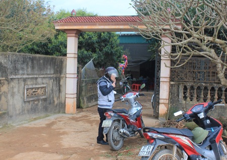 Ngôi nhà của ông Nguyễn Văn Oanh, nơi xảy ra vụ án mạng