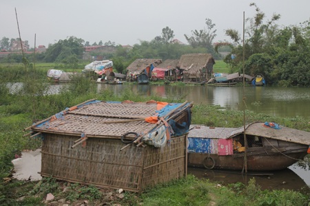 Xóm nổi trong lòng thành phố - 1 Một góc làng nổi ở thành phố Vinh