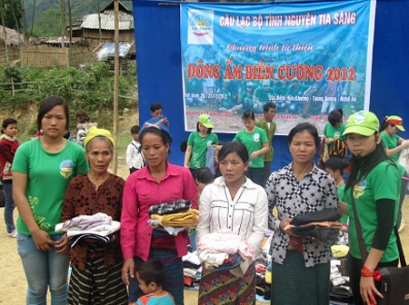 Ấm lòng trời đông buốt giá nơi vùng hồ Bản Vẽ - 4 Những dãy nhà bán trú của các em học sinh Trường THCS Hữu Khuông