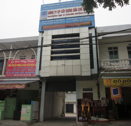 Nợ lương người lao động, giám đốc dọa “không giải quyết” - 1 Trụ sở Công ty CP Đầu tư và XD Dầu khí Nghệ An