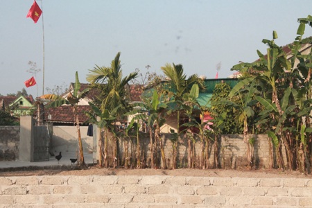 Căn nhà khang trang của cựu TNXP Nguyễn Thị Truyền. 