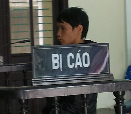 Bị cáo Nguyễn Công Tạo tại phiên tòa phúc thẩm.