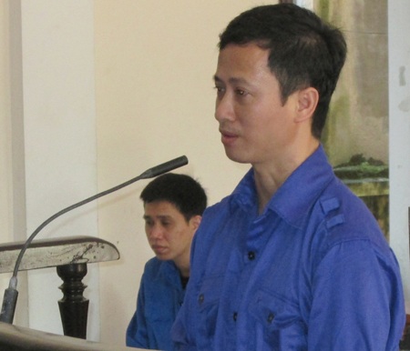 Tăng án phạt tù cho Phó BQL rừng lừa đảo chiếm đoạt tài sản - 1 Bị cáo Nguyễn Quốc Tuấn tại phiên tòa sơ thẩm.