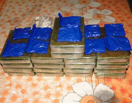 Nghe lính biên phòng kể chuyện bắt ma túy "khủng" - 4 Số lượng heroin lên tới 7kg bị lực lượng chức năng bắt giữ khi chưa kịp tuồn vào Việt Nam.