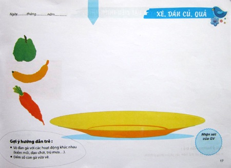 "Sách lậu" vào trường mầm non - 5 Cuốn sách Giúp bé tạo hinh yêu cầu tô hình máy bay nhưng hình vẽ lại là những... cuộn len.