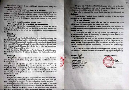 Kết luận về vụ “đuổi học trẻ mầm non vì phụ huynh thiếu hợp tác” - 2 Trường Mầm non Tuổi Thơ (TP Vinh, Nghệ An).