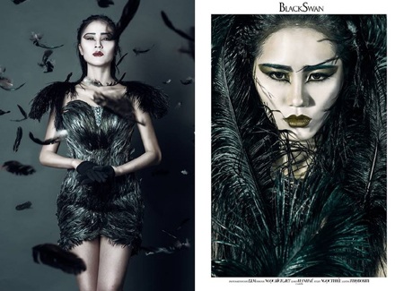 Nhưng cũng rất cá tính trong những bức hình.