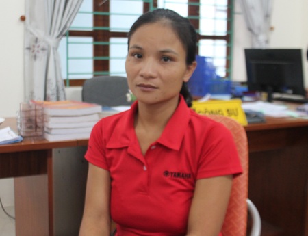 Bị đánh vỡ đầu vì... chặt 3 cây chuối - 2 Chị Nguyễn Thị Hạnh - vợ nạn nhân thường trao đổi với PV Dân trí.