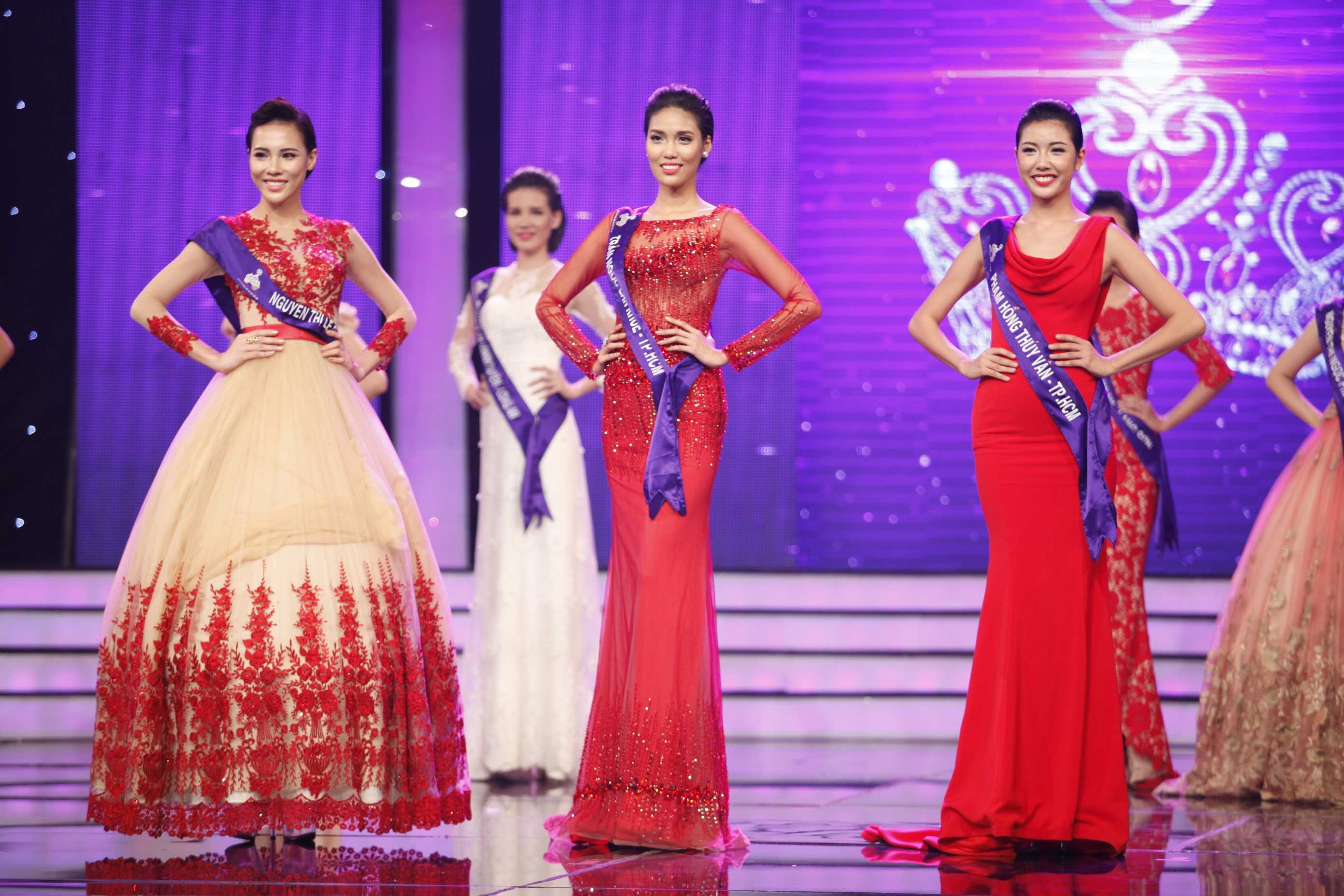 Phần thưởng của Top 3 Hoa khôi áo dài Việt Nam là… được gọi điện về nhà - 5 Top 3 thí sinh có điểm cao nhất sau tuần 1 Lệ Quyên - Lan Khuê - Thúy Vân