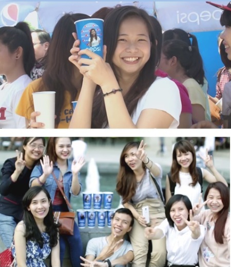 Hài hước clip giới trẻ khoe ly “độc” và “lạ” - 4 (Ảnh cắt từ clip)