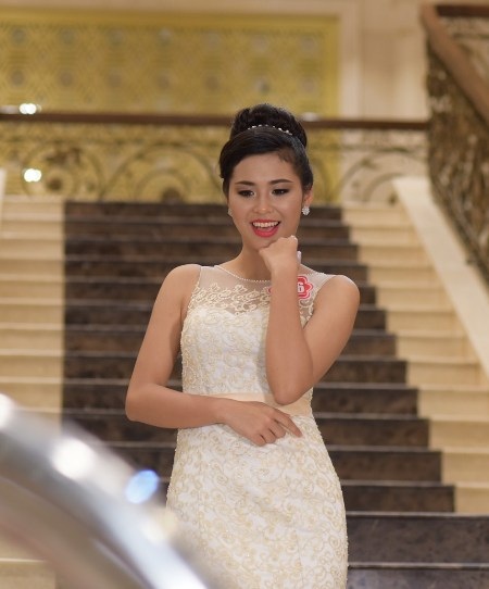 Người đẹp Hoa hậu Việt Nam khoe sắc trong trang phục dạ hội - 13 T.H