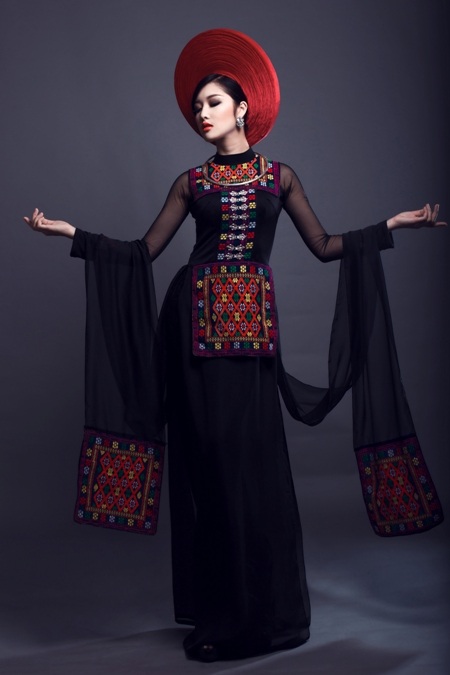 Bộ trang phục làm nổi bật lên nét đẹp văn hóa của trang phục dân tộc Việt Nam