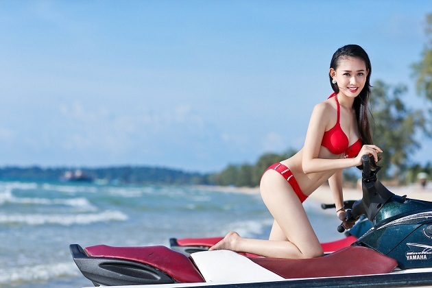Hé lộ hình ảnh "nóng bỏng" của thí sinh Hoa hậu VN trước đêm đăng quang - 7 Thí sinh HHVN 2014 tự tin trình diễn bikini