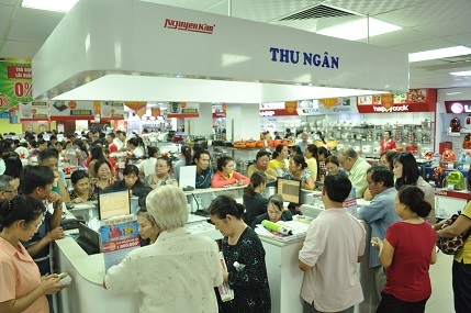 Trong chương trình Big Bang, sức mua tăng nên khách hàng phải chờ đợi để thanh toán