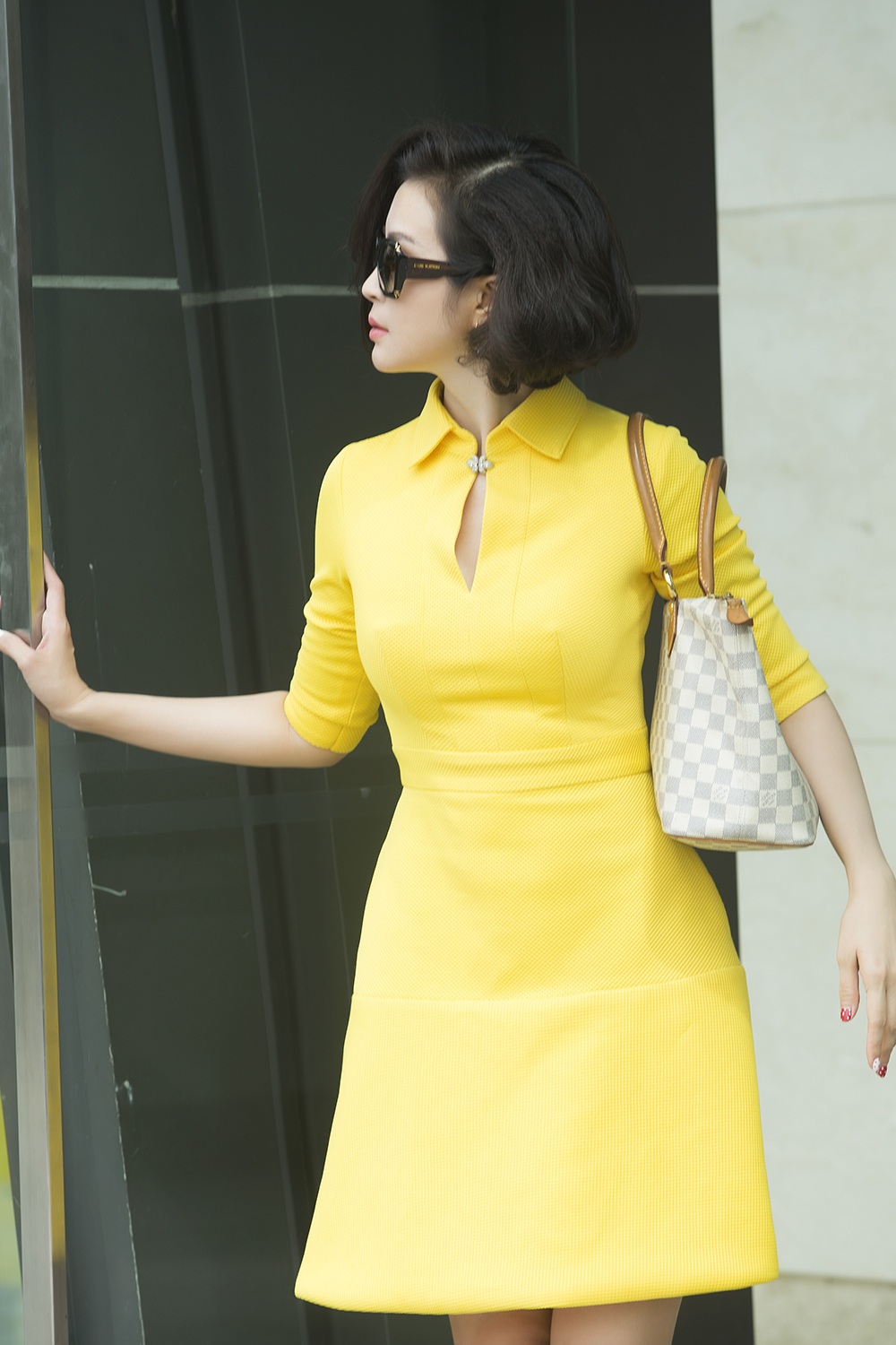 Vì không thích sự ồn ào của showbiz nên cách xuất hiện của chị cũng rất nhẹ nhàng.