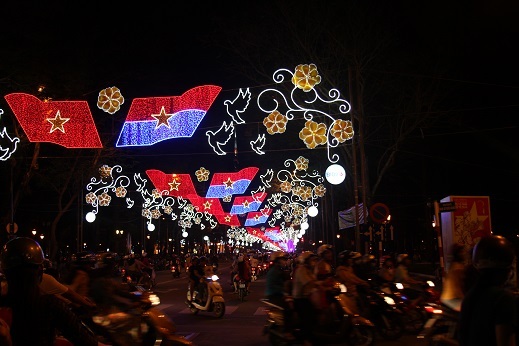 Khu vực công viên 30/4 trước Dinh Thống Nhất