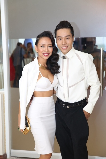 Nguyễn Đình Thanh Tâm đến chung vui cùng Thảo Trang trong buổi ra mắt