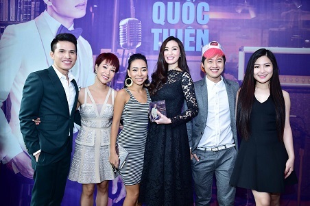 Ngoài Hương Tràm, sự kiện còn có Uyên Linh, Thảo Trang, Thanh Duy và Khánh My