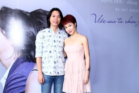 Uyên Linh khéo léo tránh né câu hỏi về đám cưới - 1 Uyên Linh và nhạc sĩ Dũng Đà Lạt