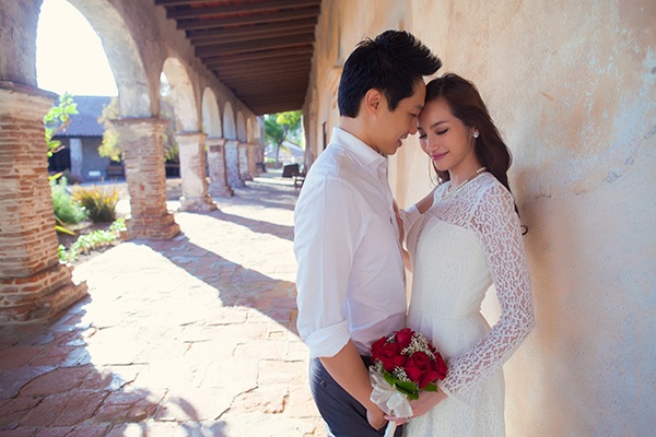 Chồng sắp cưới của Trúc Diễm tên là John Từ, 33 tuổi, là doanh nhân nên không thích ồn ào.