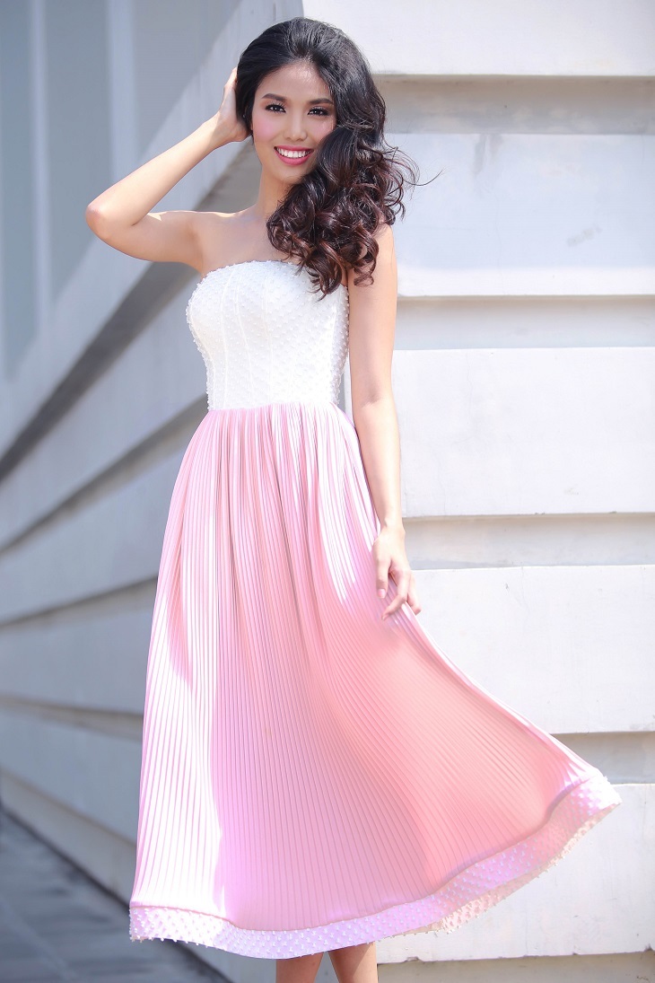 Cận cảnh nhan sắc hoa hậu thế giới Việt Nam 2015 Lan Khuê