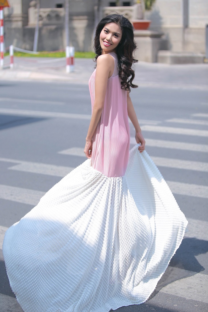 Cận cảnh nhan sắc hoa hậu thế giới Việt Nam 2015 Lan Khuê