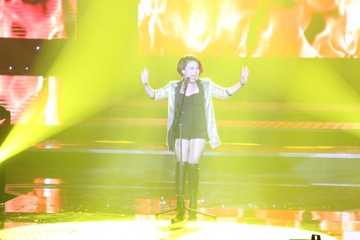 Ca sĩ Hải Yến mang đến bài hát sôi động