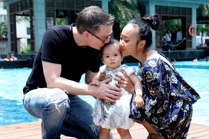 Đây là món quà quý giá nhất mà vợ chồng Đoan Trang đã có được cùng với tổ ấm hạnh phúc của mình.